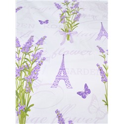 Простыня бязь на резинке - Лаванда