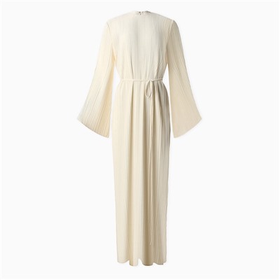 Платье женское MIST Classic collection, макси, размер 40-42, бежевое