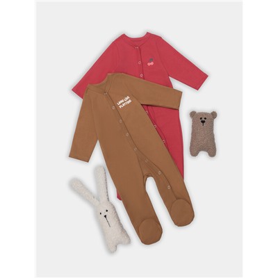 КОМБИНЕЗОН НАТЕЛЬНЫЙ ДЕТСКИЙ (2ШТ.) 14005-2