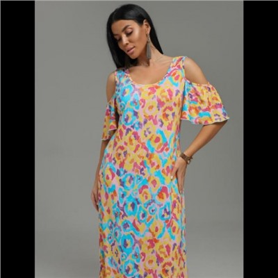 Платье Ялта (Леопард розовый)