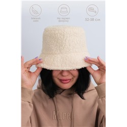 Панама меховая GL670 (Бежевый)