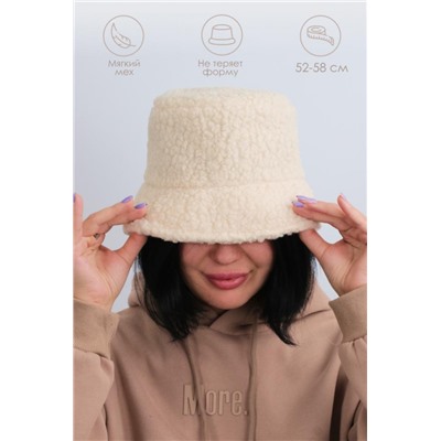 Панама меховая GL670 (Бежевый)