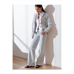 Джинсы трубы из эластичного денима VILATTE, 1230658