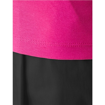 Футболка из плотного трикотажа с плетением риб 1*1