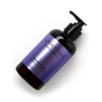 Гель для душа женский, 300 мл, аромат османтуса и амбры, LA POETIQUE