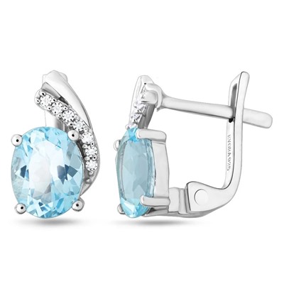 Серьги, топаз, Джульетта