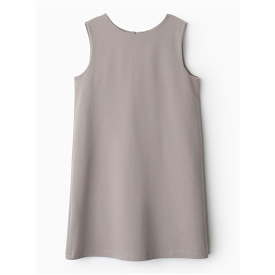 Платье нарядное для девочки MINAKU: PartyDress, рост 152-158 см, серое