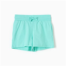 Шорты для девочки, цвет ментол, рост 164 см