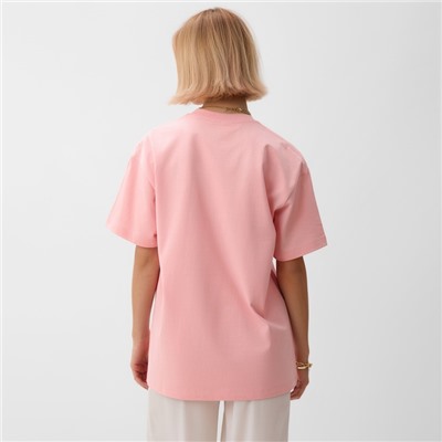 Футболка женская MINAKU, розовая, размер 42-44