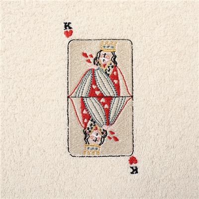 Полотенца махровые «Любовная пара», 35×60 см - 2 шт., хлопок 100%