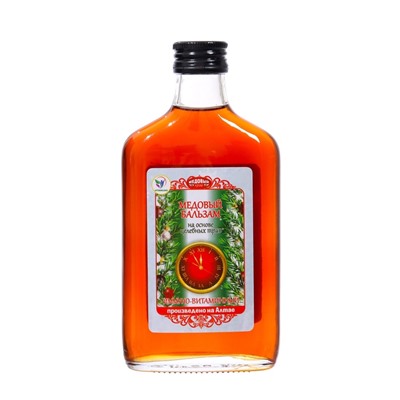 Новогодний безалкогольный алтайский медовый бальзам на травах Vitamuno «Иммуно-витаминный», 250 мл