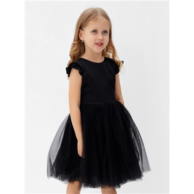 Платье нарядное для девочки MINAKU: PartyDress, рост 98-104 см, чёрный