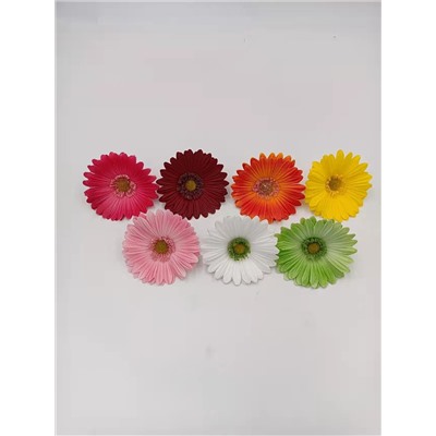 Цветок искусственный Гербера 43 см малиновый АКЦИЯ / 1501 /уп 56/560/ латэкс