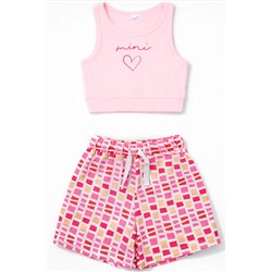 Комплект топ лапша, шорты кулирка YOULALA, 1231146