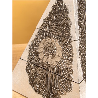 Шкатулка «Пирамидка», 21×21×31 см, МДФ