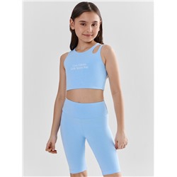 КОМПЛЕКТ ДЛЯ ДЕВОЧЕК (ТОП ДЛЯ ЗАНЯТИЙ СПОРТОМ, ВЕЛОСИПЕДКИ) 397748