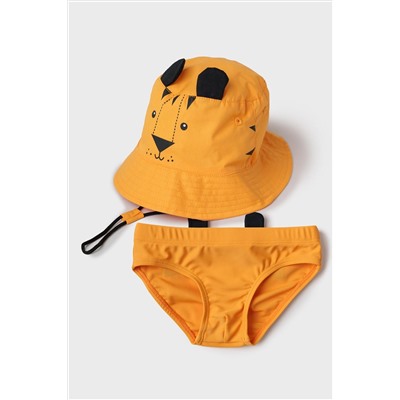 Комплект детский для мальчиков: плавки трикотажные, панама текстильная PLAYTODAY, 1244198