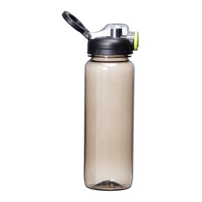 Бутылка для воды SPORT, 800 мл, с поильником, черная