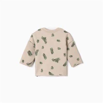 Джемпер детский «Крошка Я. Еловые веточки», рост 68-74 см