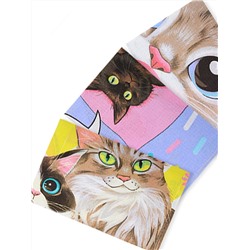 Полотенце вафельное Традиция Кис-кис