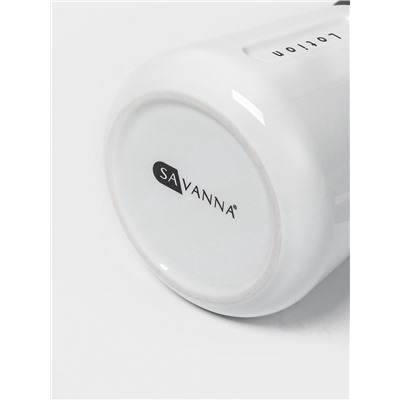 Набор для ванной SAVANNA «Мини», 3 предмета, дозатор для мыла, стакан, мыльница