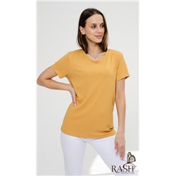 Футболка "Лапша" шафран