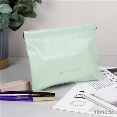 Косметичка 18х13 см салатовая / XN-002GR /уп 300/на магните