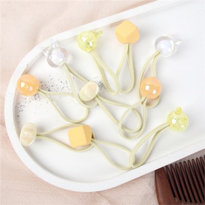 Резинка для волос 10 штук / YIW-60 /уп 1/