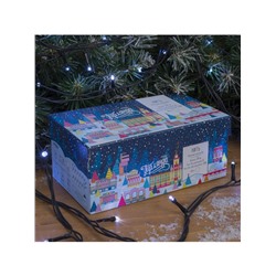 Гирлянда «Нить» 20 м, IP44, тёмная нить, 200 LED, свечение белое, 8 режимов, 220 В