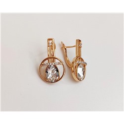 Серьги с кристаллами Swarovski