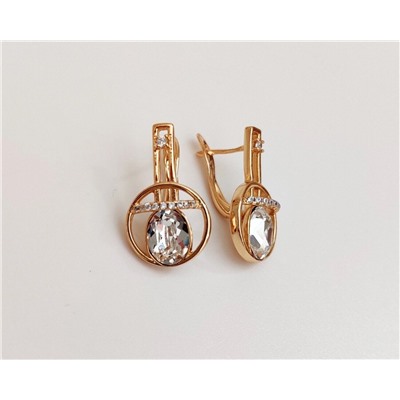 Серьги с кристаллами Swarovski