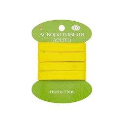 Лента декоративная АТЛАСНАЯ "ЖЕЛТАЯ" 3 м х 9 мм 2-614/11 Альт