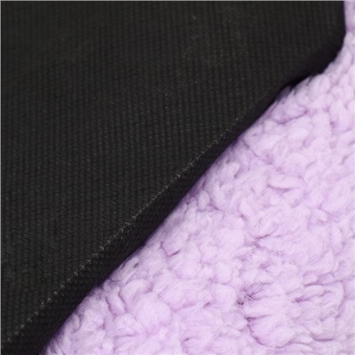 Лежанка для животных «Уют», 50×42×11 с, мягкий мех, фиолетовая