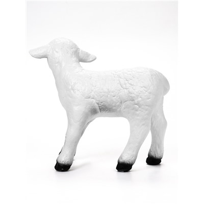 Садовая фигура из полистоуна «Барашек», 31×16×27 см