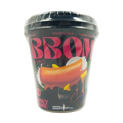 Токпокки с соусом Розé (стакан) BBOM, Корея, 145 г Акция