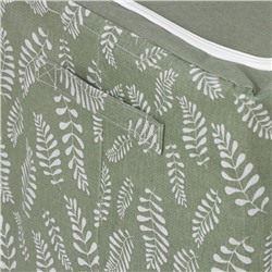 Кофр для хранения вещей Доляна Leaves, 50×40×33 см, 66 л, зелёный