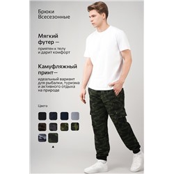 Мужские брюки из футера двухнитки Happyfox