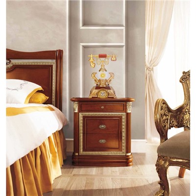 УЦЕНКА Часы - светильник «Ретро телефон», красный, с будильником, 28.5×18×18 см