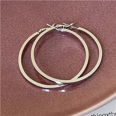 Серьги-кольца с замком кольцо арт. 13 4135 (id 280938)