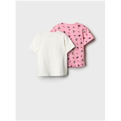 Джемпер детский трикотажный для девочек (футболка), 2 шт в комплекте