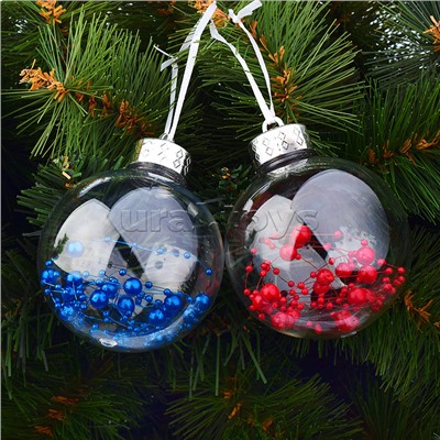 Набор шаров "Сверкающий миг" (8см.) в коробке