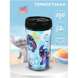 Термостакан детский со вставкой «Стич», 250 мл