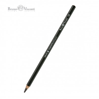Карандаш черногр. "Графика/GraphixPro" 12В трехгранный 21-0047 Bruno Visconti