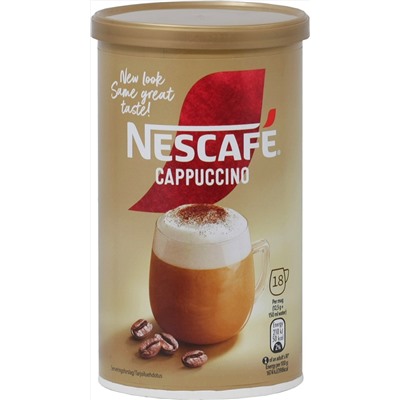 Nescafe. Cappuccino 225 гр. пласт.банка