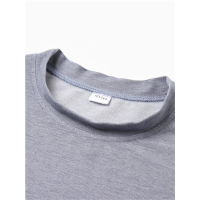 Футболка мужская MINAKU REGULAR: голубая, размер 46