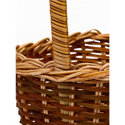 Корзина плетёная для хранения, квадратная, набор 3 шт., лоза, кукуруза