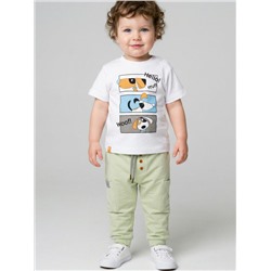 Брюки детские трикотажные для мальчиков, 2 пары в комплекте