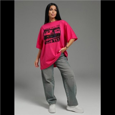 Футболка Блум (Малиновый)