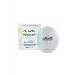 Enough Пудра для светлой кожи со сменным блоком / Collagen Whitening Moisture Two Way Cake №21 SPF30 PA+++, 13 мл x 2 KRISTALLER, 1111055