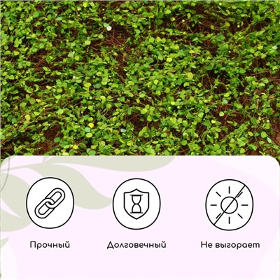 Декоративная панель, 90×40 см, «Ряска», Greengo